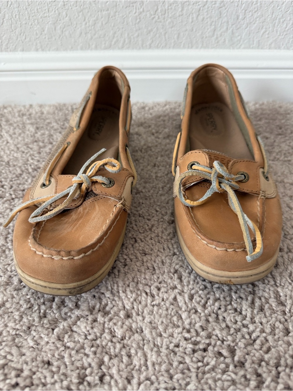 Sperry Women's Tan Leather Boat Shoes